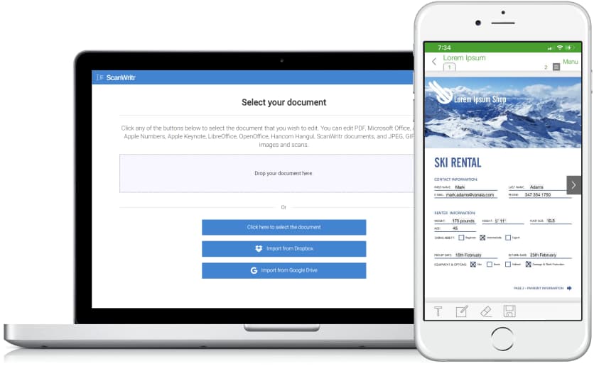 Unlock pro features of ScanWritr mobile & desktop apps